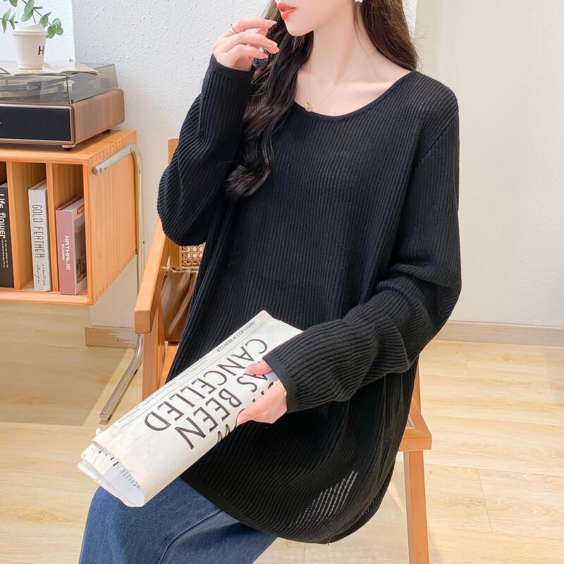 

Mokana Women s Stylish Long-Sleeve Knit Top MKNJD2676 One Size