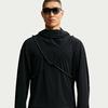 Men's Quick Dry Clothing Men's Black/Protruding/Black Hooded Non Detachable