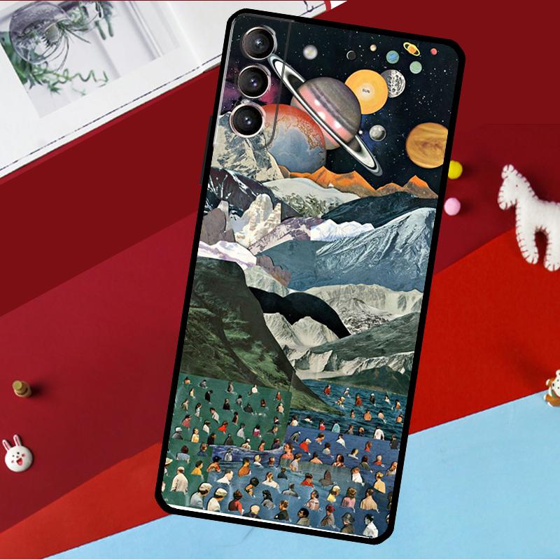 Art Aesthetic Trippy Psychedelic Funda For Samsung Galaxy S26 S25 S24 S21 S22 S23 Ultra S10 Plus S20 FE S25 FE Phone Case