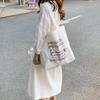 Stylish Korean Canvas Tote Bag Casual Shoulder Bag For Female Students