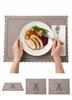 Felt Christmas Plate Mat Beige 30×40 Cm For Decoration
