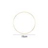 Ramadan Mubarak Decoration Metal Ring Hoop Hanging Artificial Flower Wreath DIY Muslim Islam Holiday Party Eid Mubarak Banner