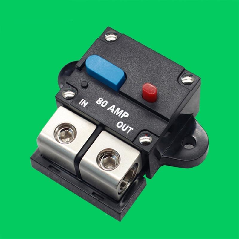 Circuit Breaker 12V-48VDC 50-300Amp for Trailer Vehicles Stereo Audios Solar System Inline Waterproof Solar Breaker
