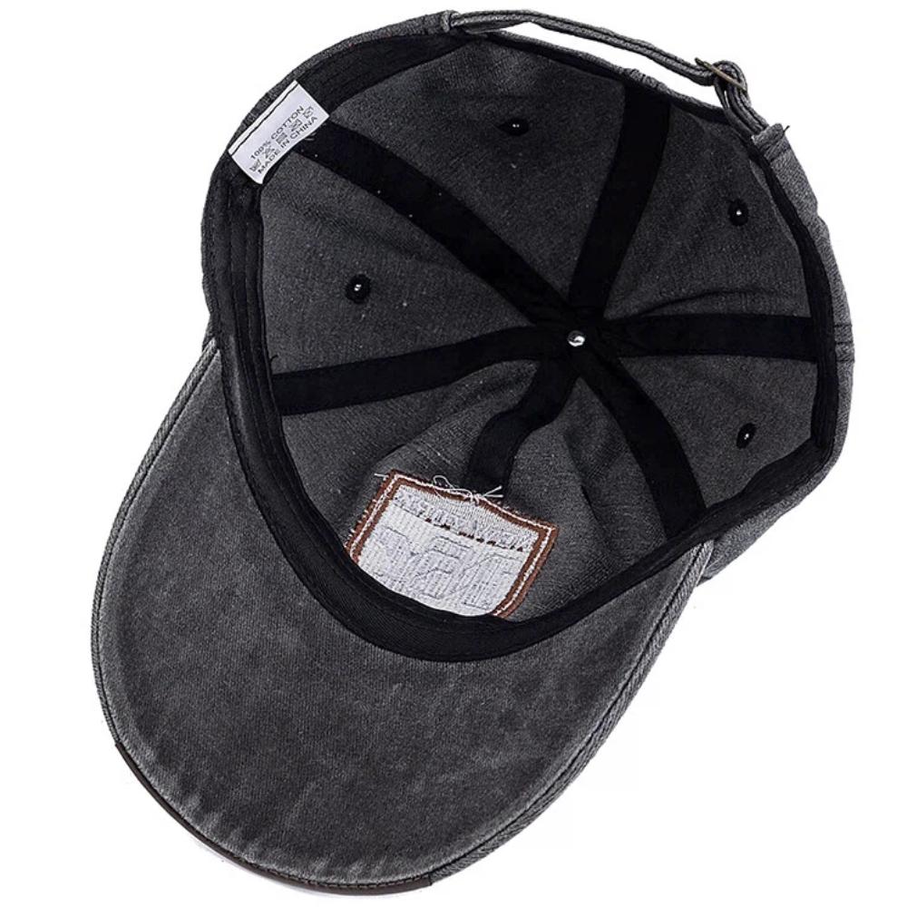 Nová unisex vintage praná bavlněná čepice NY Patch Baseballová čepice Retro New York Vyšívané čepice pro muže a ženy Venkovní táta čepice