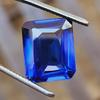 12 Cts Heated Ceylon Blue Sapphire Emerald Cut Certified Loose Gemstone I386 W8c58