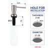 Hotel Chrome Pump Golden Lotion Dispenser Pump Liquid Soap Hand Washing Liquid Hand Wash Bottle for Kitchen & Bathroom