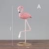 Creative Resin Figurines Crafts Ins Flamingo Ornament Home Living Room Desktop Decorations Desk Cartoon Accessories Miniatures