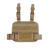 Taktische Drop-Leg-Plattform Jagd-Oberschenkel MOLLE-Rig mit verstellbarem Gürtel & Oberschenkelgurten für universelles Holster