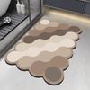 Luxury Diatomite Bathroom Shower Bath Mat Absorbent Foot Mats Non-slip Quick Dry Toilet Rugs Carpet Doormat Washable 14 Colors