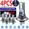 Bec LED H7 pentru Far 30000LM Bec LED pentru Lumină de Ceață Auto 6000K Auto Fază Lungă/Scurtă IP67 Impermeabil Super Luminos Alb pentru Piese Auto