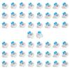 50 PCS Mechanical Keyboard Switches 3 Pin Tactile Clicker with Clear Housing
