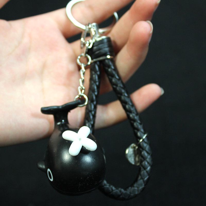Whale LED Sound Keychain Mini Flashlight & Bag Pendant