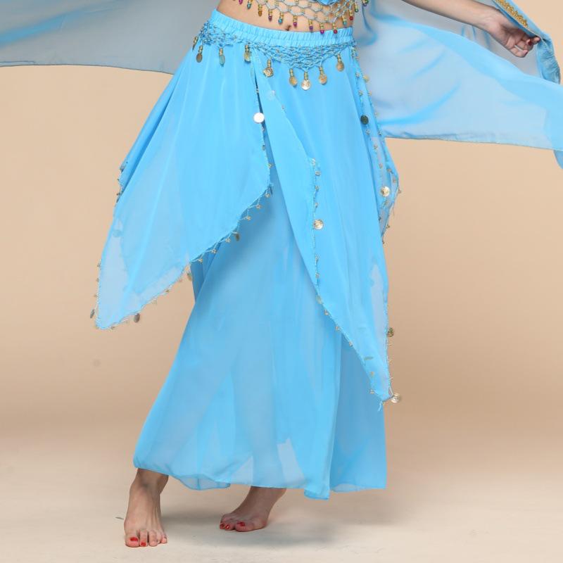 Břišní tanec Šifonová swingová sukně - Indický tanec Tréninkový a vystupovací kostým