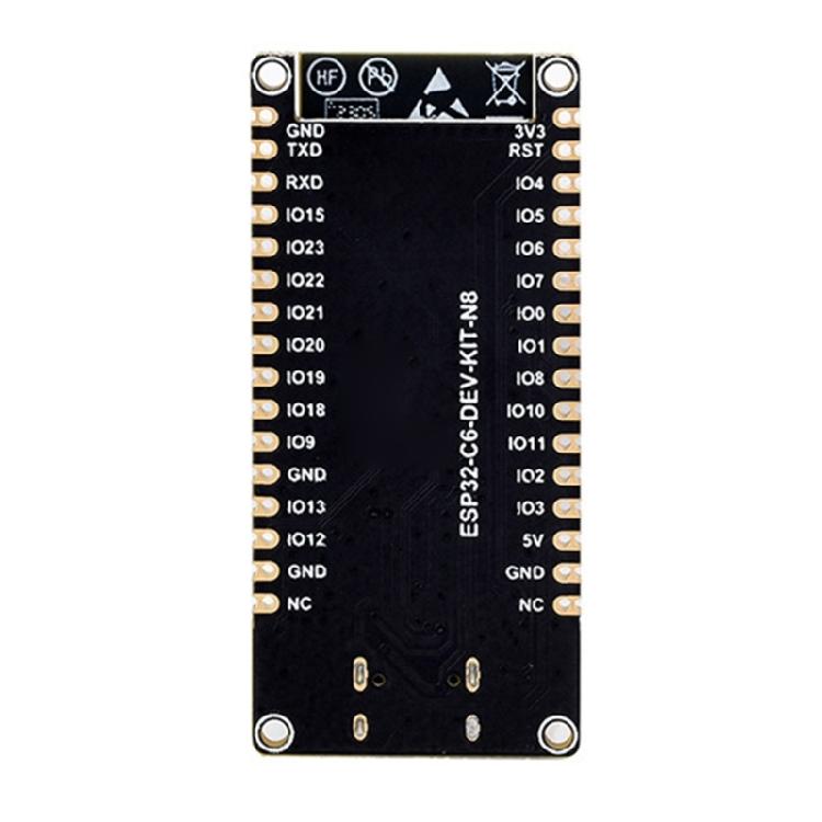 ESP32C6-WROOM-1-N8 WiFi6+ BTcompatible5.0 + IEEE802.15.4 Development Kit for Home Automations and Consumer Electronics