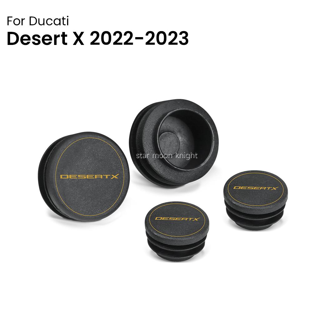 Motorcycle Accessories For Ducati Desert X DesertX 2022 2023 Frame Hole Cover Caps Decorative Frame Cap Plug