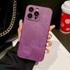 Husă de Telefon din Piele Textilă Mată de Lux Pentru Apple iPhone 15 14 13 12 11 Pro Max Silicon Moale Rezistentă la Șocuri Husă Spate Solidă din Pânză