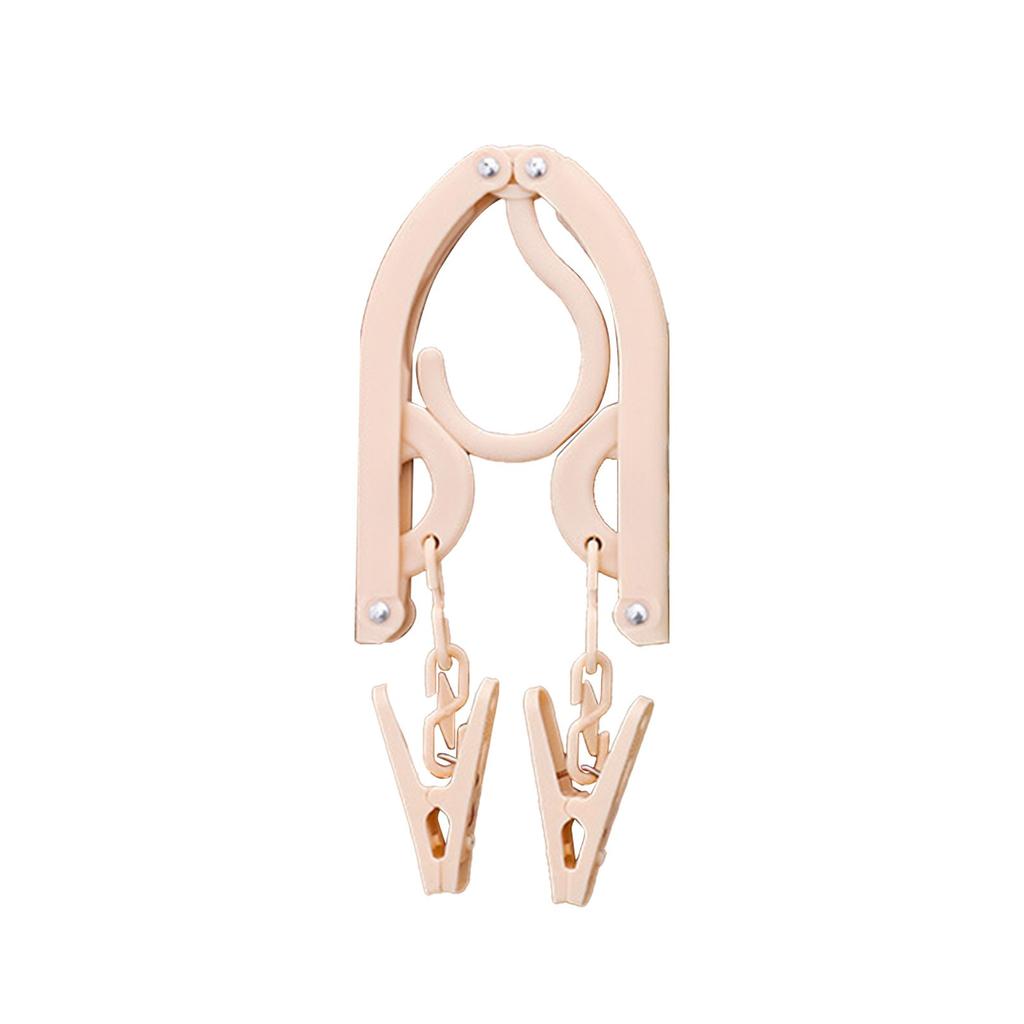 Folding Clothes Hanger, Portable Clothes Hanger For Travel, Outdoor, Business Trip, Home, Student Dormitory