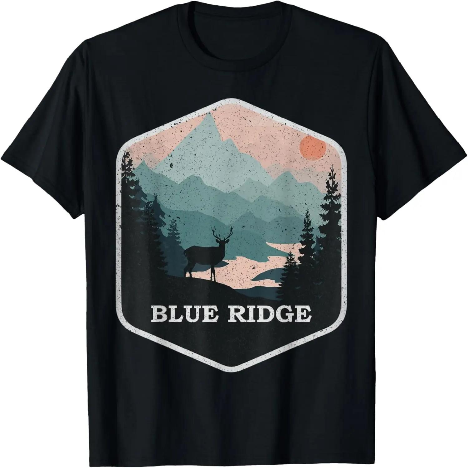 Blue Ridge Georgia GA Vintage Mountains Hiking Souvenir T-Shirt S
