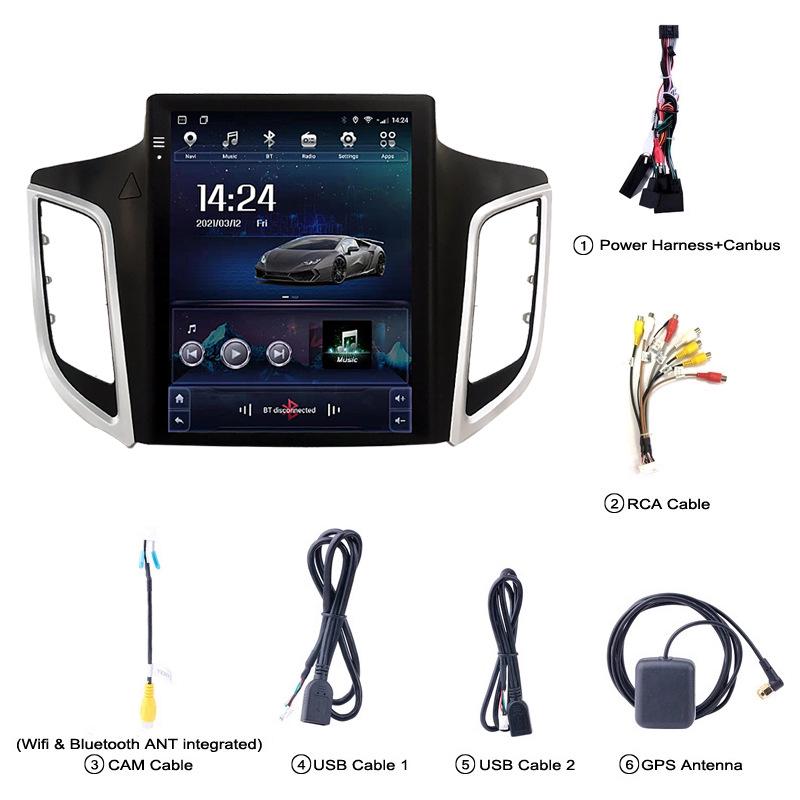 

15-18 IX25 9.7-Inch Vertical Android Smart Navigator & Reversing Camera WIFI 1GB RAM 16GB Storage