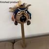 Natural Nut Husk DIY Craft Kit Whimsical Design Nut Husk Wand Rattle drum  Different Occasions