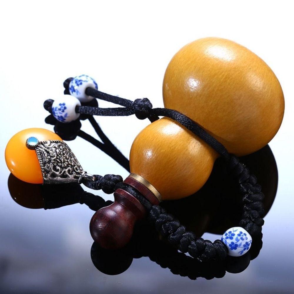 Natural Wood Gourd Hanging Decor Retro Gourd Pendant Mini Gourd Decor Home Decorative