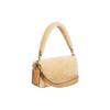 Coach Pillow 26 Removable Pendant Buckle Closure Sheepskin Handheld Crossbody Shoulder Bag Women Handbags Yellow CC445-B4UPX