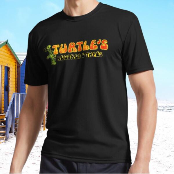 

New Retro Turtle s Records & Tapes Active T-Shirt Funny Size S - 5XL S