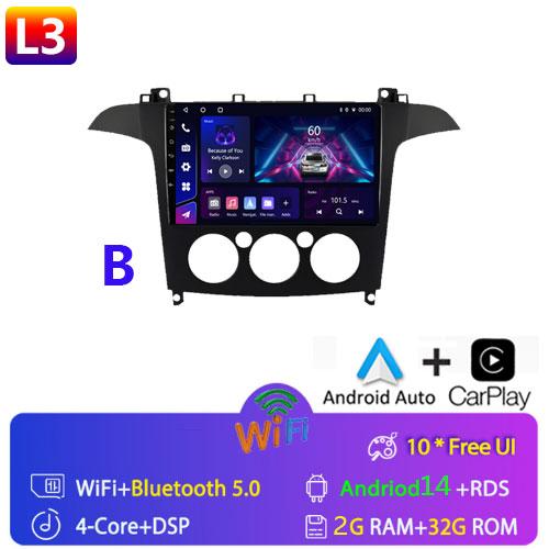 

Android14 Автомобильное радио для Ford S Max 2006 2007 2008 - 2010 2011 2015 Автомобильный мультимедийный видеоплеер Радио GPS Стерео Авто 2din 7862