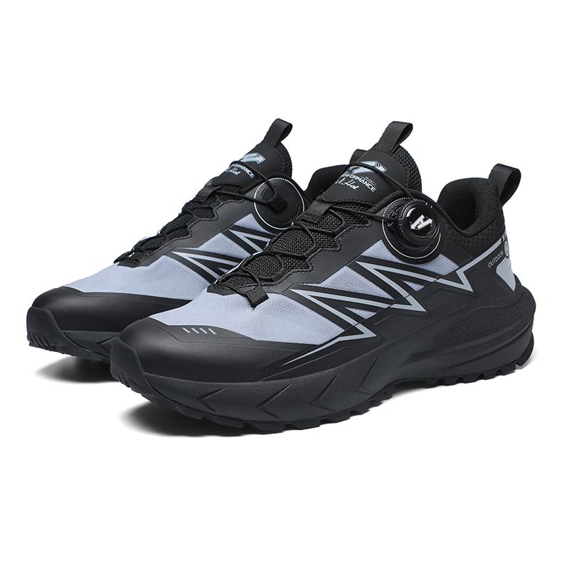 

Men Outdoor Sports Sneakers Fashionable New Durable Mountaineering Hiking Shoes Off Road Running Rotating Buckles Large Sneaker 39