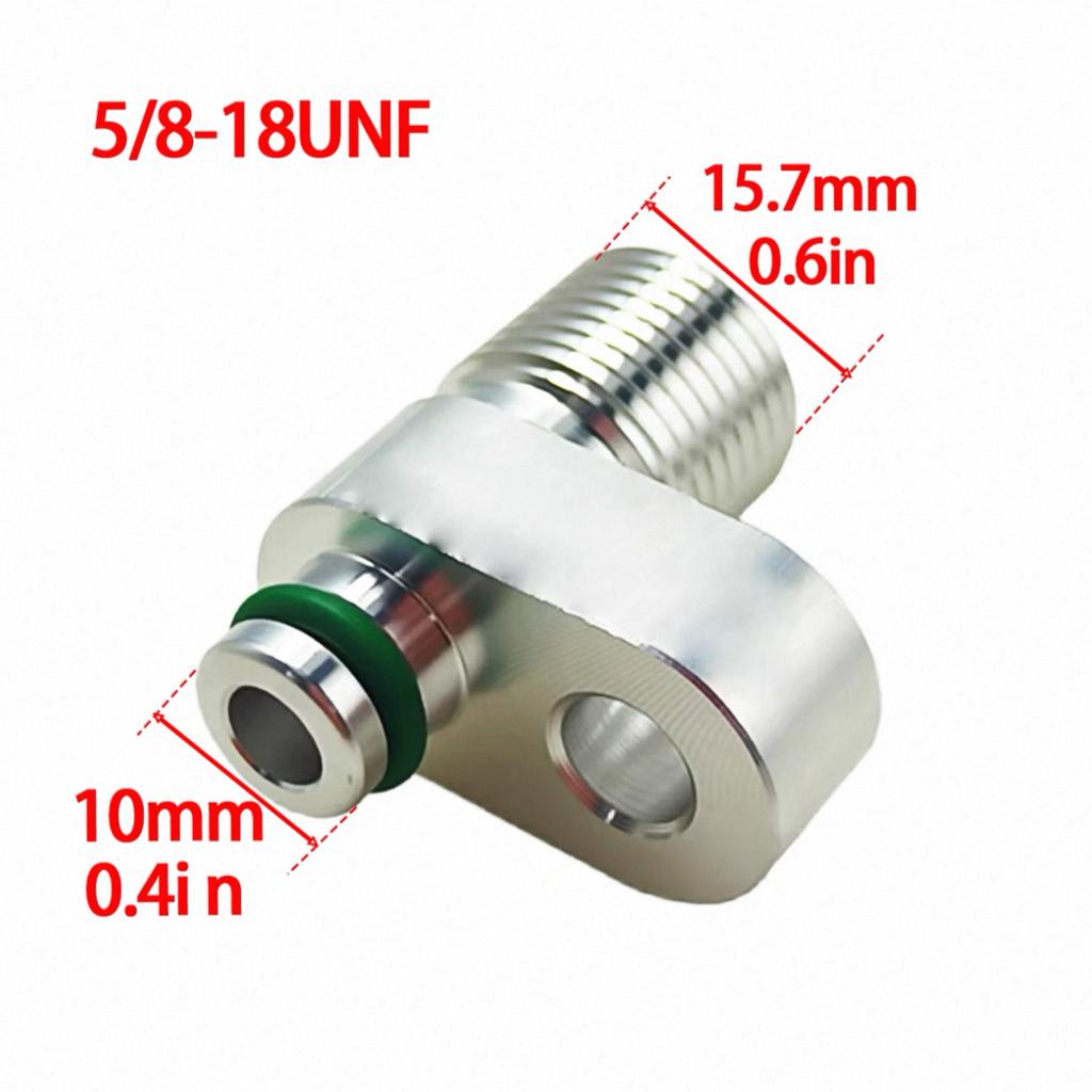 Custom A/C Lines AC Compressor Drier Condenser Radiator Fitting Adapter for Auto Air Conditioning Hose R134a