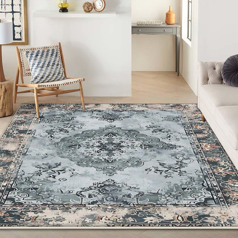 Bohemian Retro Carpet Living Room Persian Decoration Sofa Easy Cleaning Rug 200x300cm Customizable Bedroom Non-slip Mat Floor