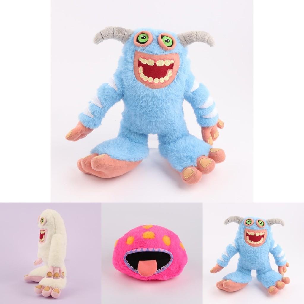 My Singing Monsters Plush Characters Blue White And Pink Options