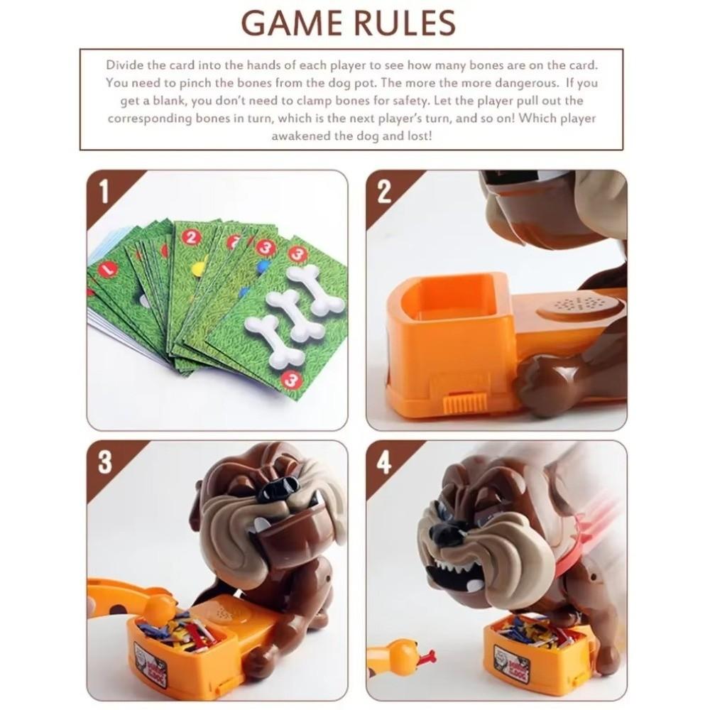 Action Games Simulation Stealing Insect Frog Funny Tricky Bad Dog Chew Bone  Party Game
