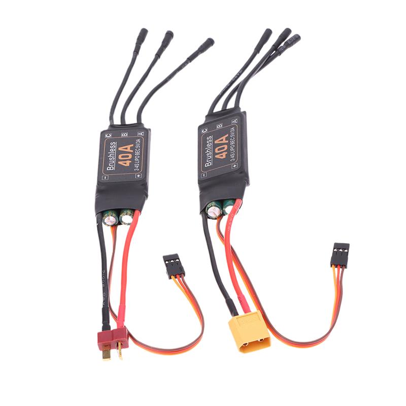 

Mitoot Brushless 40A Speed Esc Controller 2-4S With 5V 3A Ubec For Rc Fpv Quadcopter Rc Aircraft Helicopter