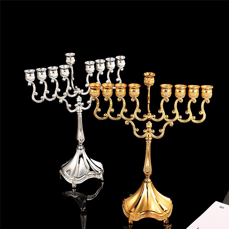 M-Modern-Elegant Table Candle Holder High-End Decorative Piece For Candlelight Dinner Gold