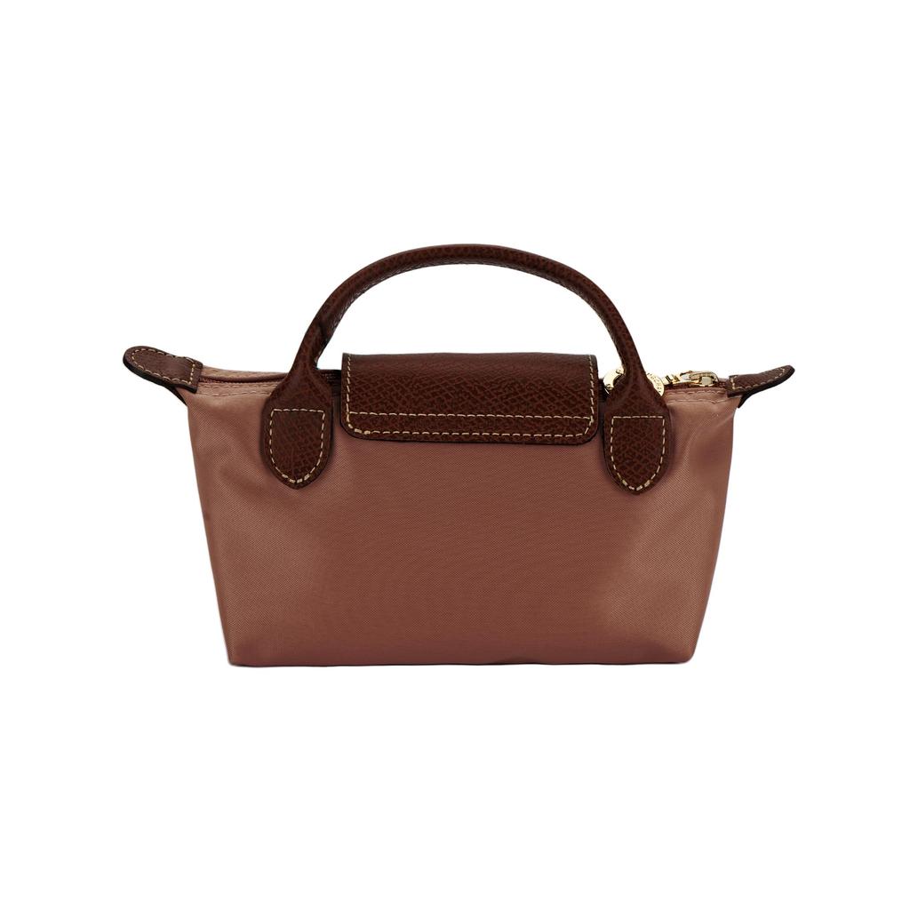 Longchamp Le Pliage 17 Brand Logo Zipper Closure Nylon Dumpling Tote Bag Women Tote Bags Tea-Pink 34175089P96