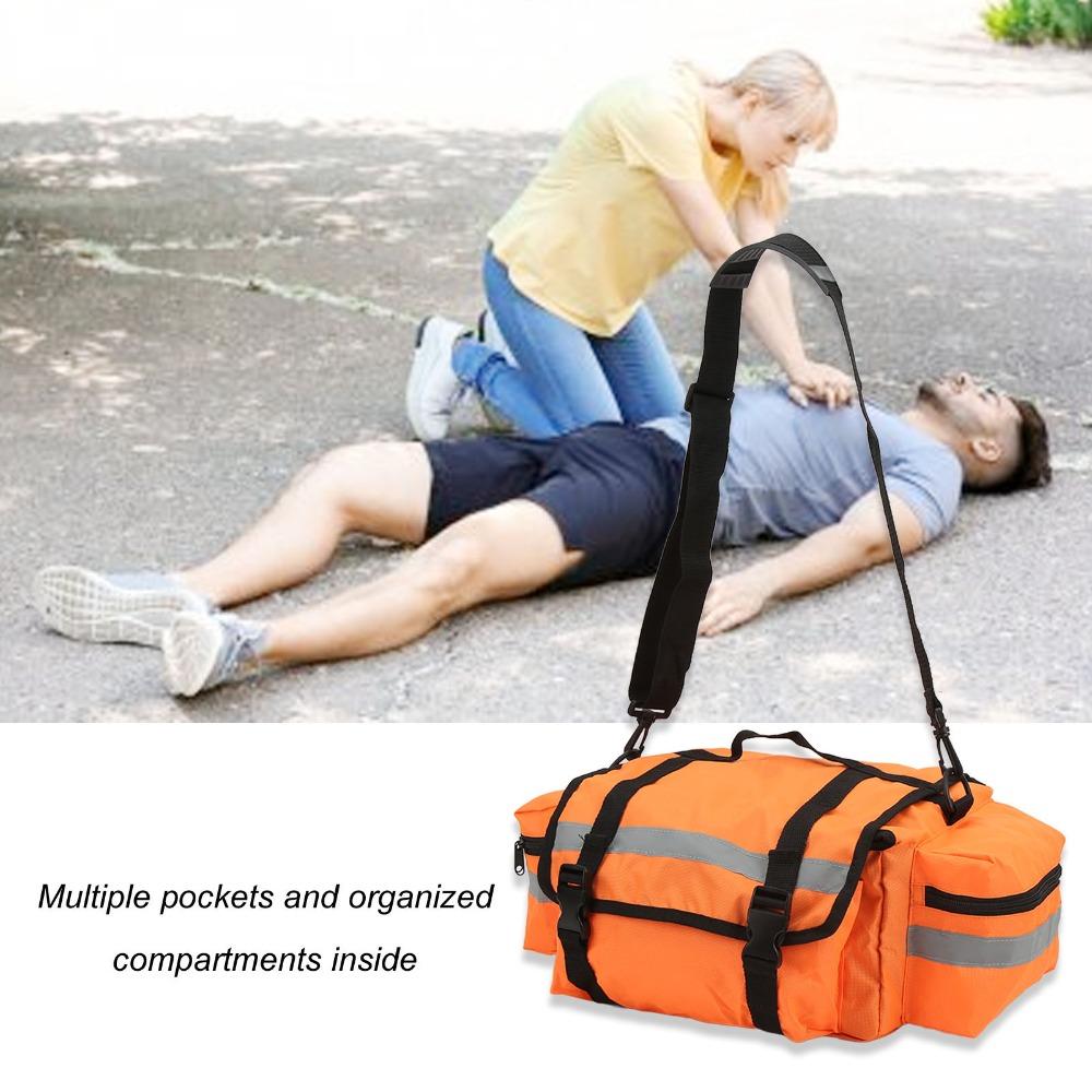 Multiple Pockets First Responder Bag Waterproof First Aid Bag Durable Emergency Bag Outdoor Use