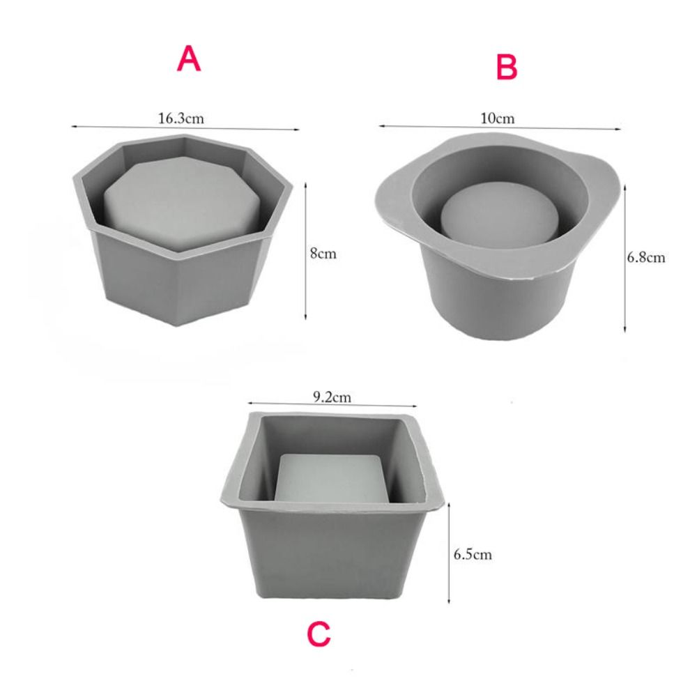 Resin Epoxy Flower Pot Mold Odorless Silicone Mould Convenient Concrete Mold Vase