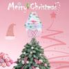 Pastel Cupcake Christmas Tree Topper Pink Cupcake Tree Topper Pastel Decor for Indoor Outdoor Xmas Tree Party