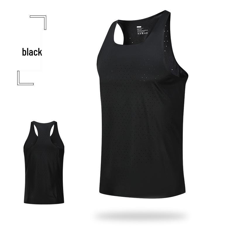 Мужская быстросохнущая легкая дышащая спортивная жилетка для тренировок по легкой атлетике XL