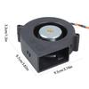 12V 6A 97x97x33mm High Airflow Blower Fan Dual Ball Bearing 7400RPM 280CFM Cooling For Communication Base Stations Electronics