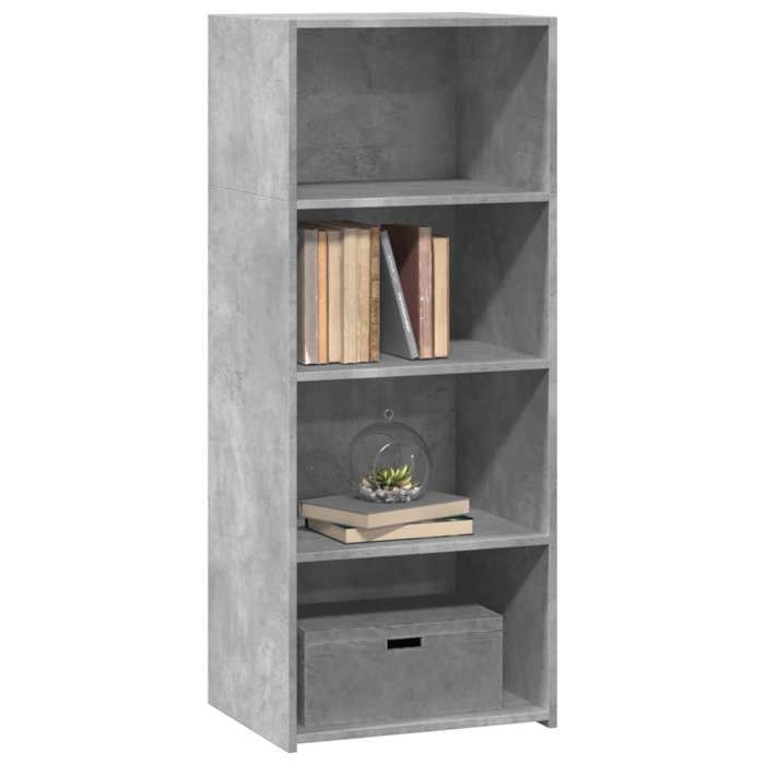 VidaXL Highboard Concrete Grey 50x41x124 Cm Engineered Wood, Sideboard, Cupboard, Side Cabinet, Cabinet, 846400
