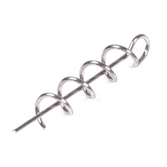 50Pcs Spring Lock Pins Stable Connector Metal Swivels Snap Crank Hook Soft Bait for Fishing Hook