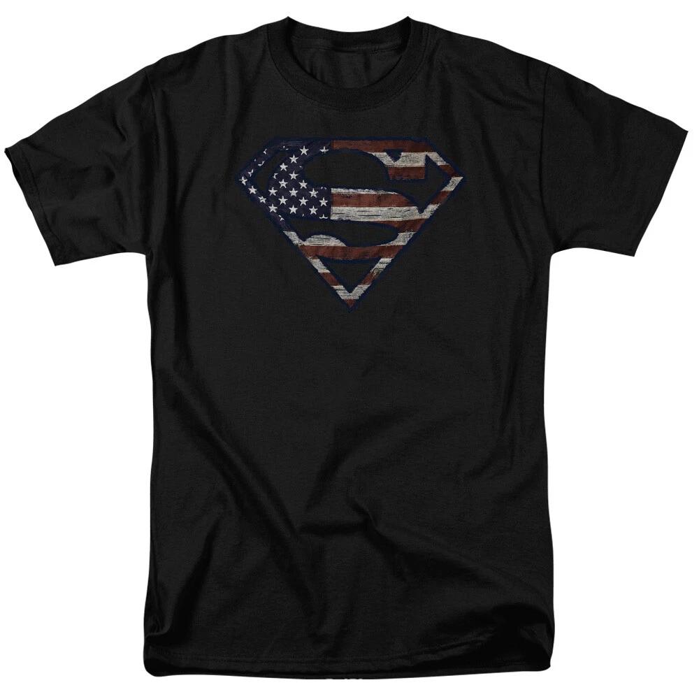 

Superman Wartorn Flag T-Shirt - Regular or Tank - to 6X 4XL