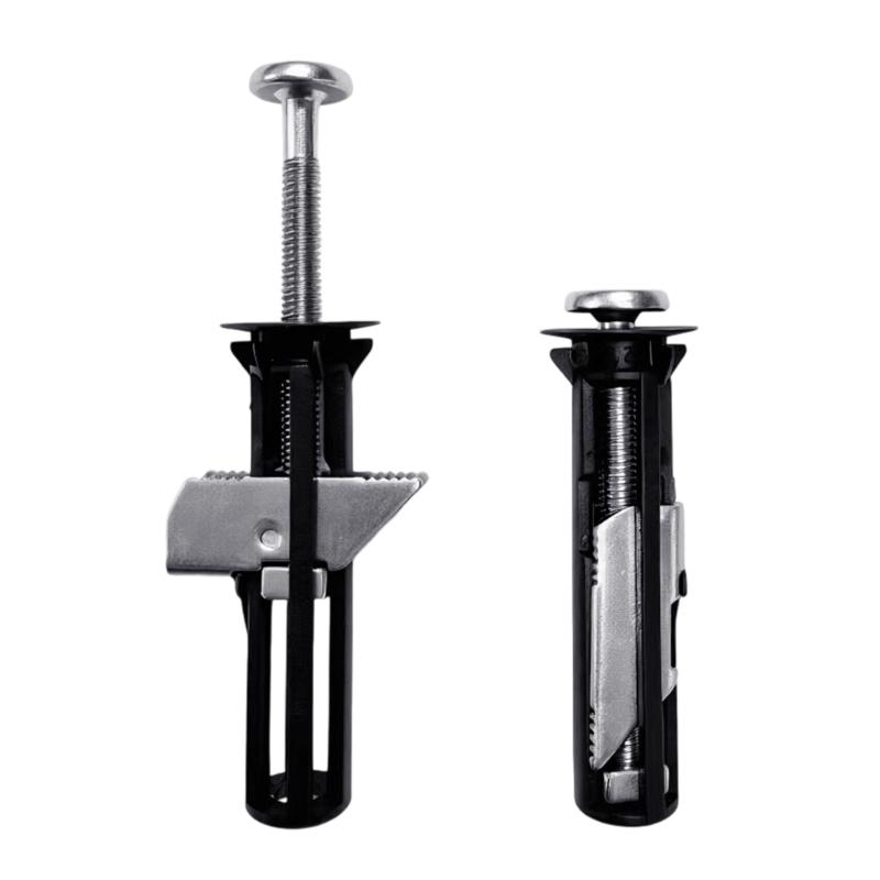 Toilet Seat Fastener Set Waterproof Stainless Steel Mounting Bolts with Expansion Sleeves and Washers, 2 Piece Set for Bathroom Repair