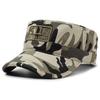 Flat Top Cap Spring And Autumn Men'S Camouflage Outdoor Sun Hat Embroidery Casual Sun Protection Cap Sports Mountaineering Hat