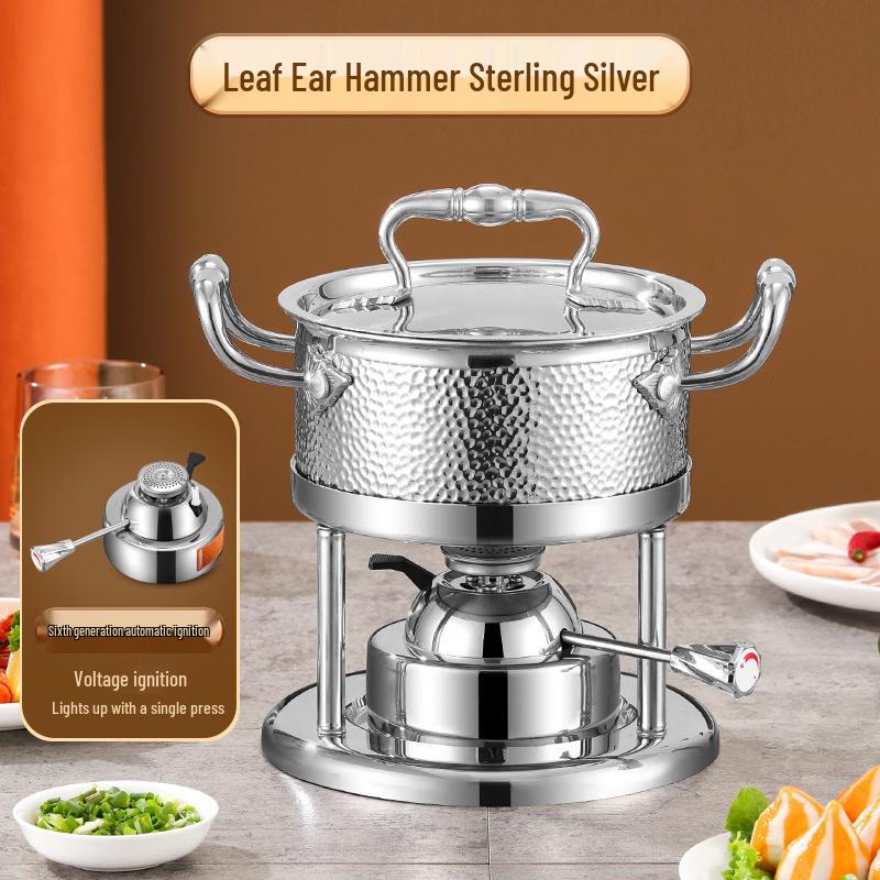 Stainless Steel Mini Hot Pot with Gas Stove
