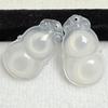 Unisex High Ice Agate Lychee Jelly Chalcedony Gourd Pendant