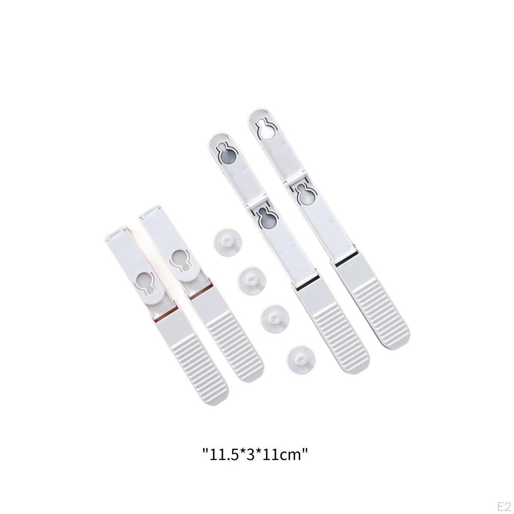 4 Bettlakenhalter, Faltbare Klemmen, Befestigungen, Starker Halt, Spannbettlaken-Bänder, Halter, Rutschfest