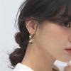 Earrings Fringed Natural Stone Freshwater Pearl Earrings Niche Design Premium Style Earrings
